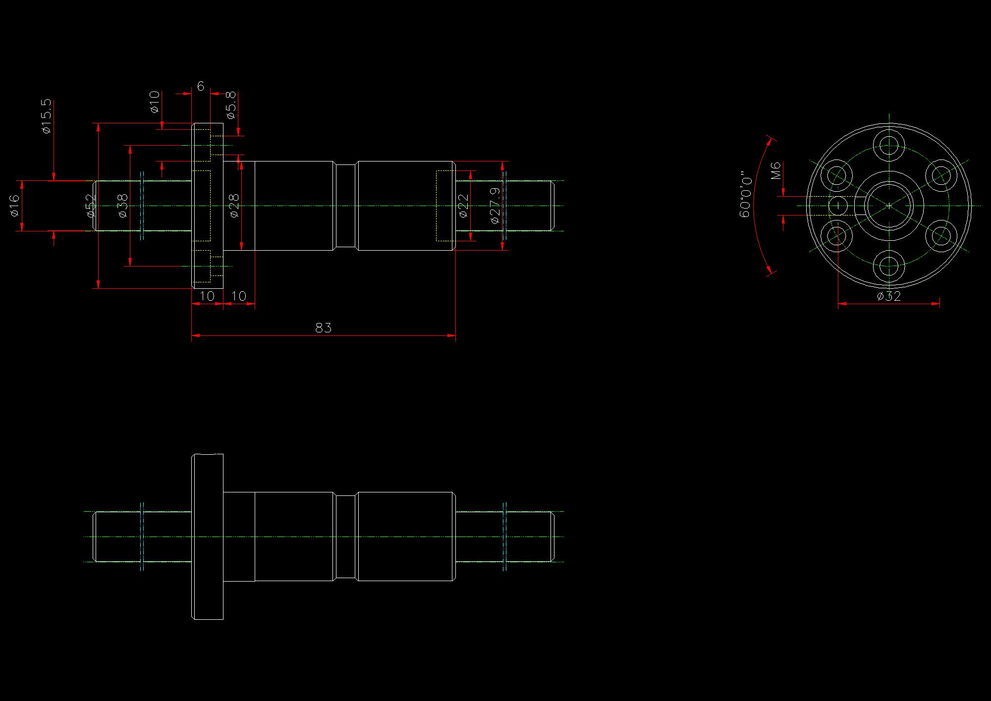 1508727458270196.jpg FFZD1605-3型內(nèi)循環(huán)浮動(dòng)式墊片預(yù)緊滾珠絲杠副CAD圖紙.jpg
