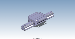 HND35A直線導軌滑塊副3D模型