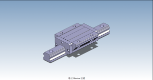 HND35AL直線導軌滑塊副3D模型