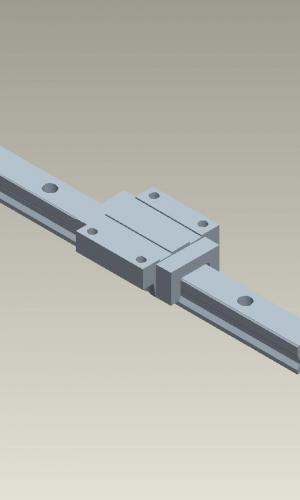 GGB16AA導軌滑塊3D產品樣本