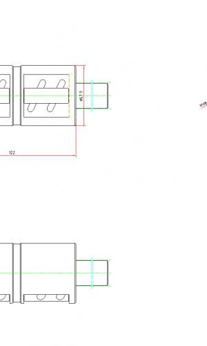 CMFZD2508-3.5滾珠絲杠副CAD絲杠圖紙