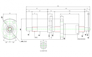 R10-2.5T3-FSI-100-158-0.008滾珠絲桿CAD圖紙