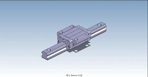 HND30A直線導軌滑塊副3D模型