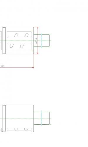 CMFZD2506-5滾珠絲杠副CAD絲杠圖紙