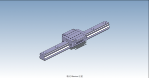 HND45A直線導軌滑塊副3D模型