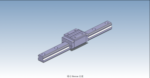 HND45B直線導軌滑塊副3D模型