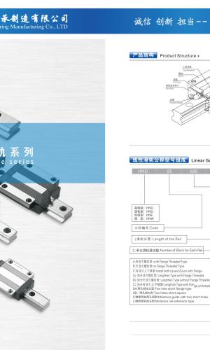 2019哈寧導軌滑塊樣本