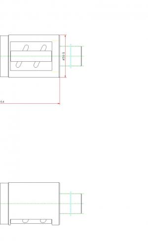 CMFZD2808-5滾珠絲杠副CAD絲杠圖紙